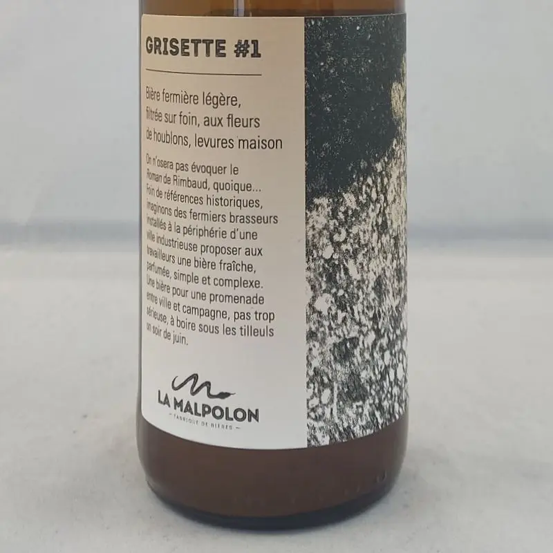 GRISETTE #1 - 33cl  -  THT/BBE 02/25