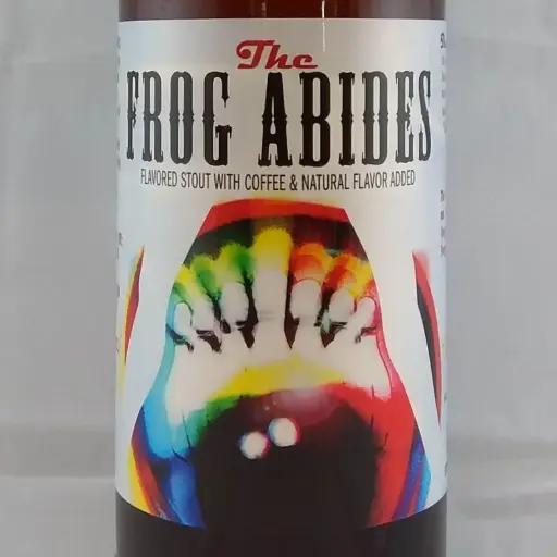 The frog abides